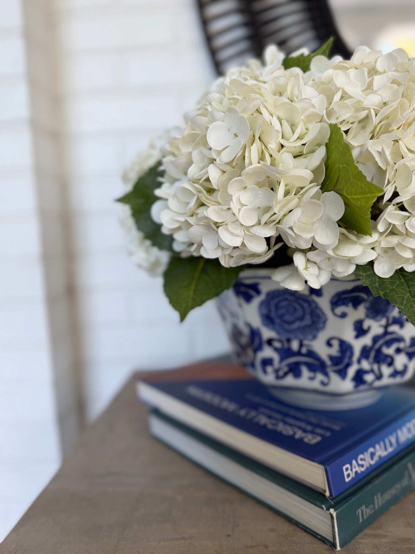 Hydrangeas in Blue & White